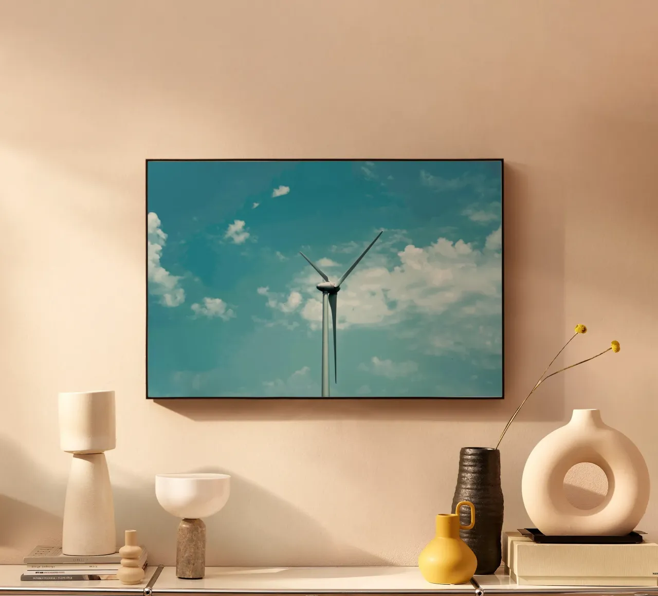 Go with the flow acrylic glass by KISSA STUDIO