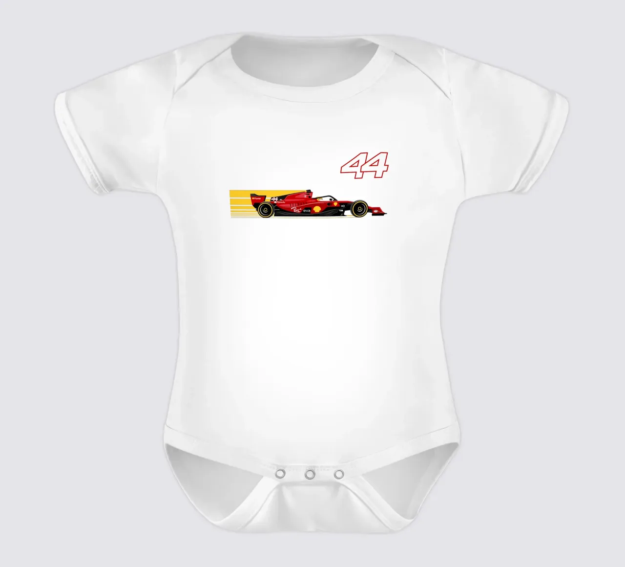 Auto da corsa di Formula 44 body neonato maniche corte da Mariel Toigo