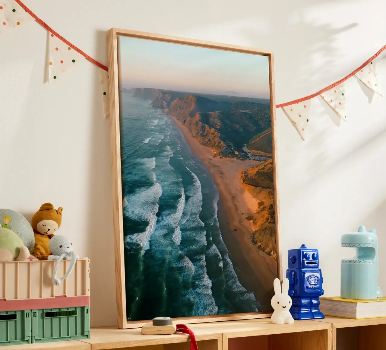 Coastal Horizon Leinwand von Thilo Grøsch