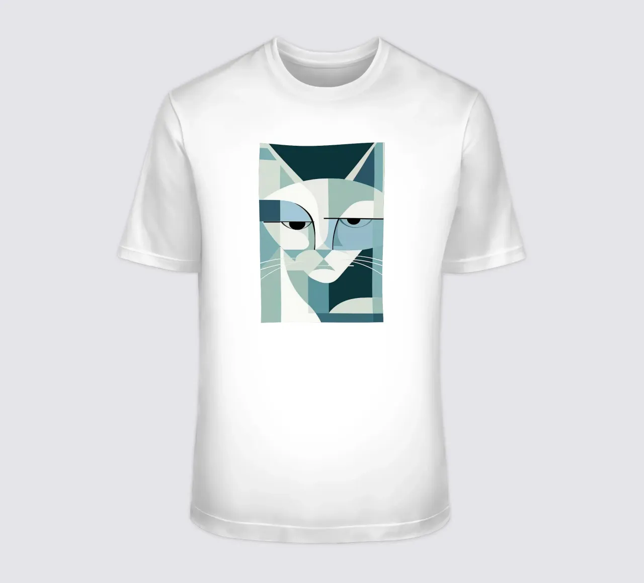 Gatto geometrico t-shirt da Manuela