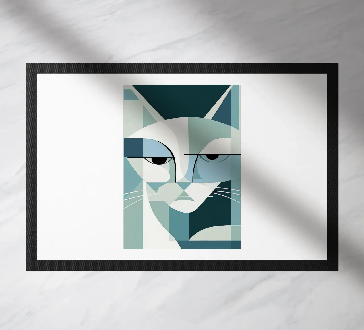 Gatto geometrico zerbino da Manuela