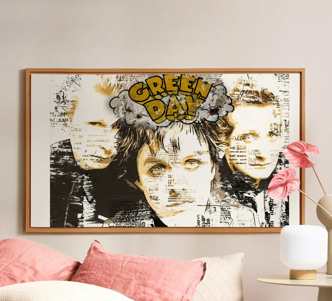 Effetto timbro Green Day alluminio dibond da Abasa Inaraya