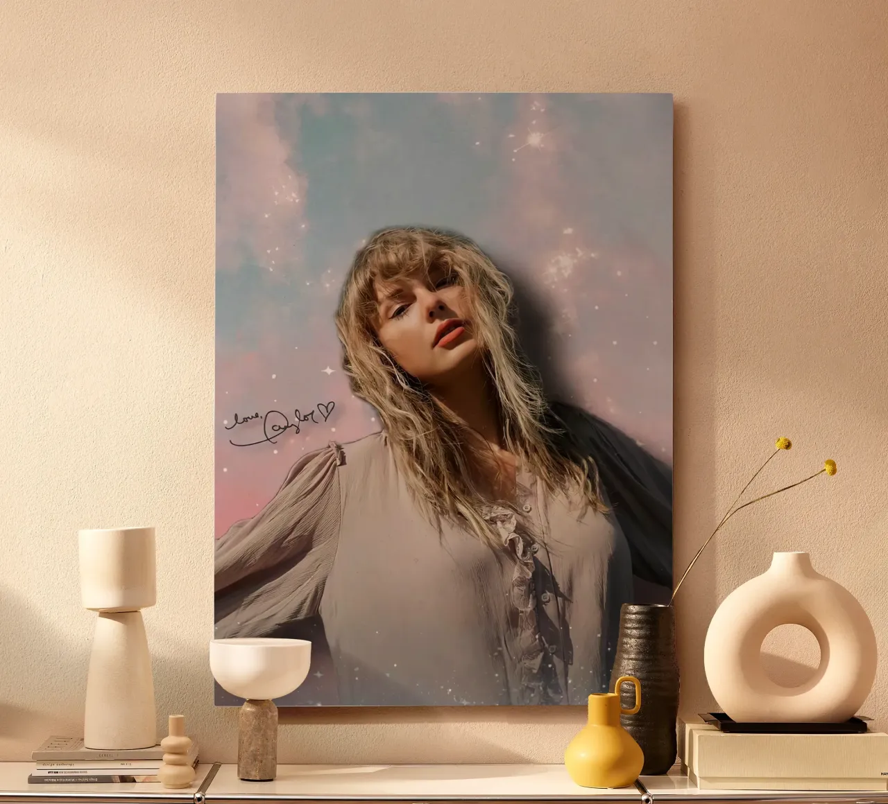 Taylor Swift alluminio dibond da Musdadad Shop
