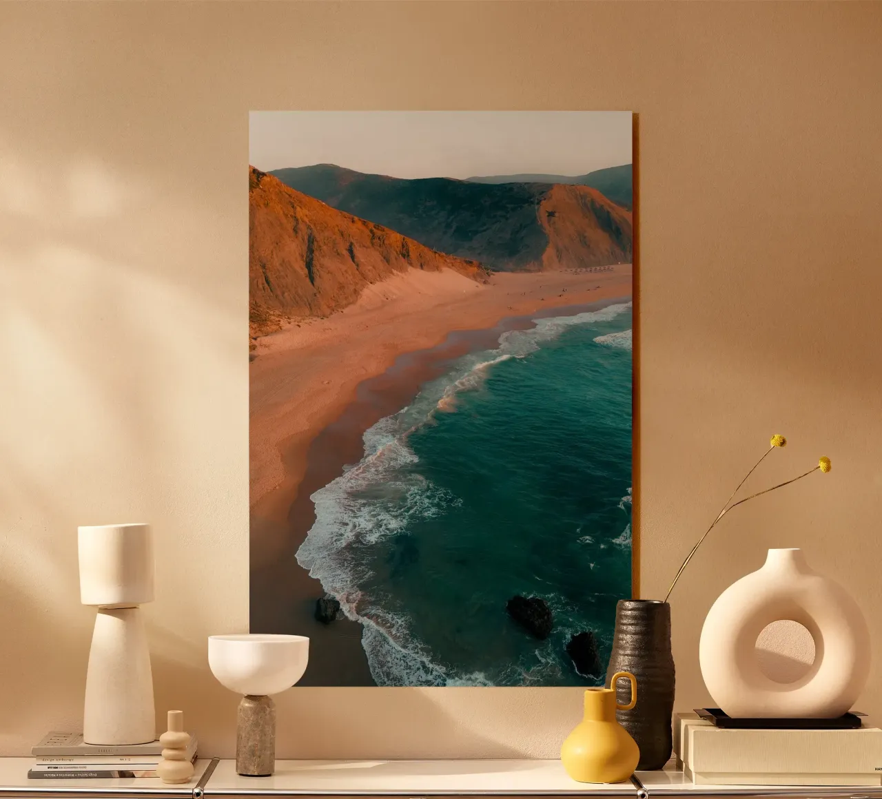 Wild and Silent: Praia do Castelejo, Portugal acrylic glass by Thilo Grøsch