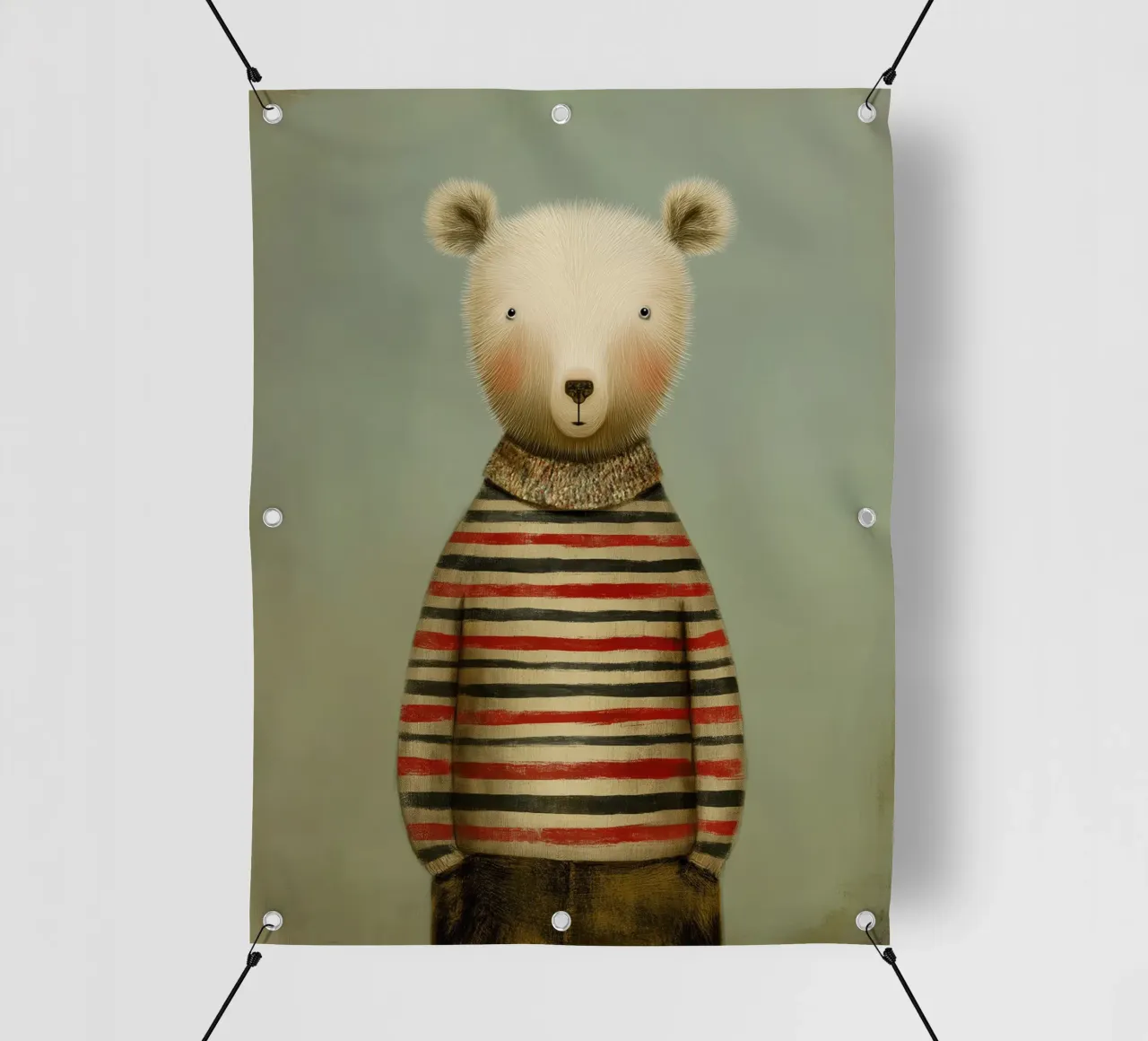 Bear in clothes pvc cover by Pictura