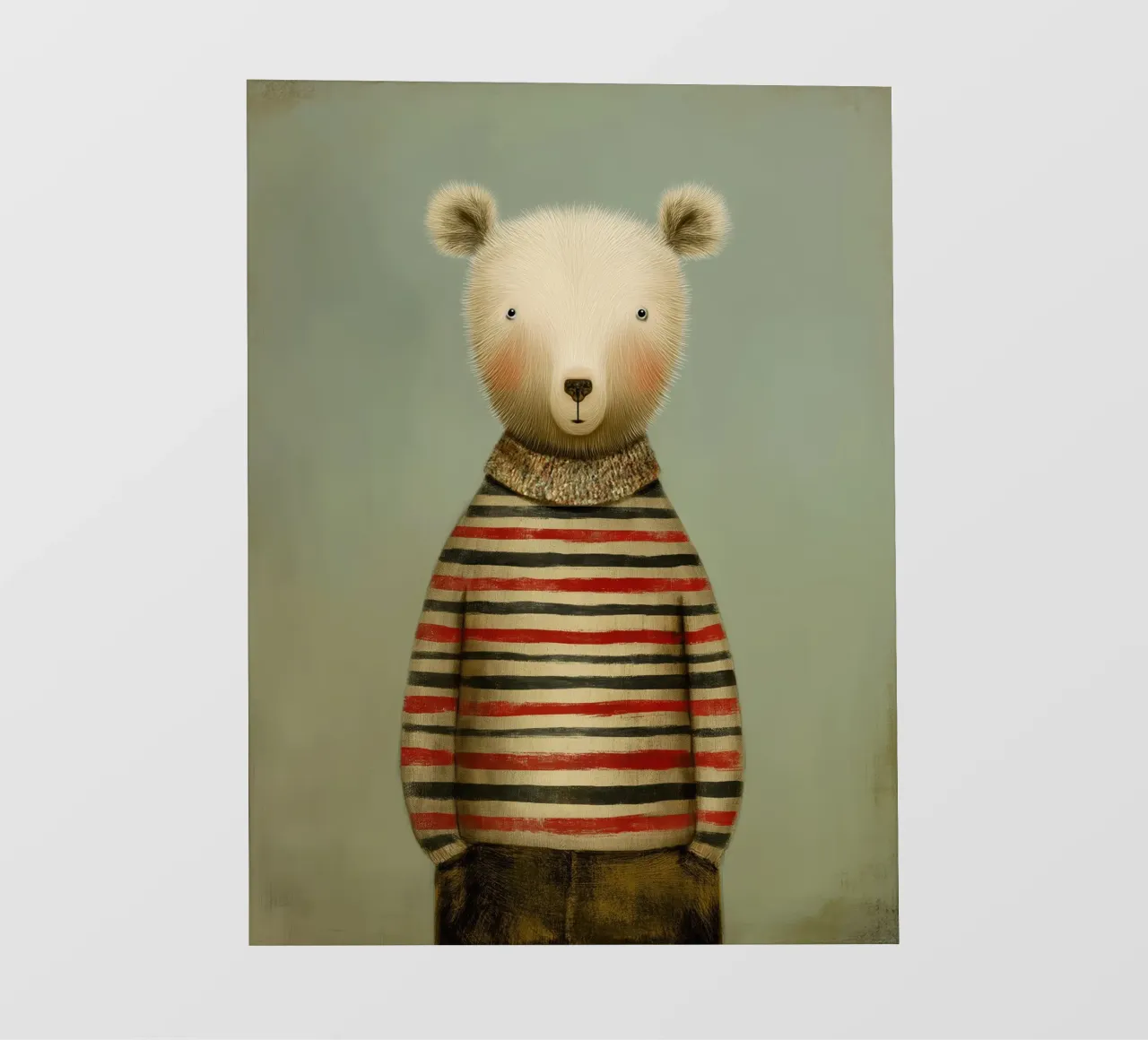 Bear in clothes pvc cover by Pictura