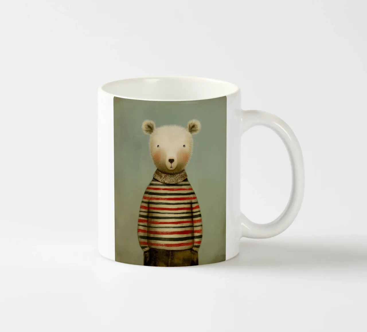 Orso vestito tazza in ceramica da Pictura