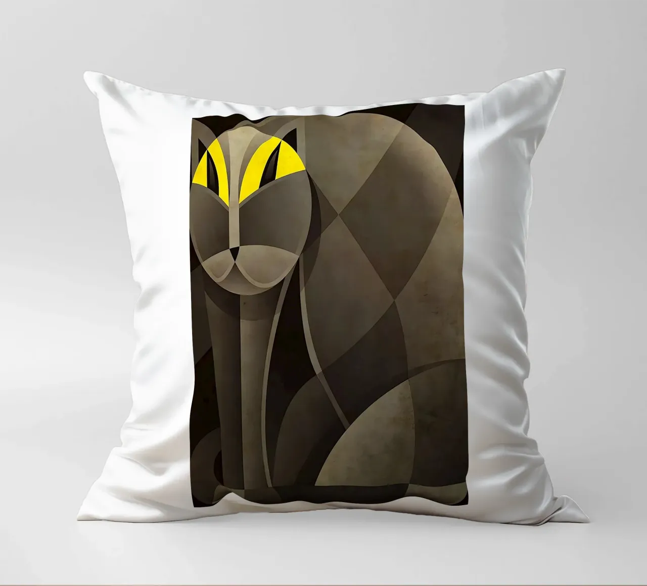 Gatto geometrico cuscino da Manuela