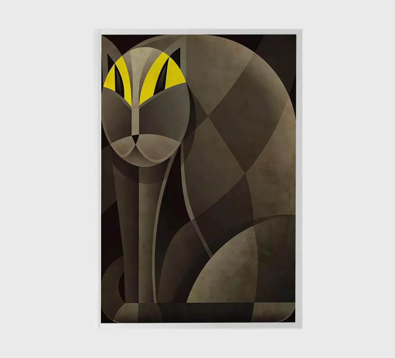 Geometrc Cat notebook by Manuela