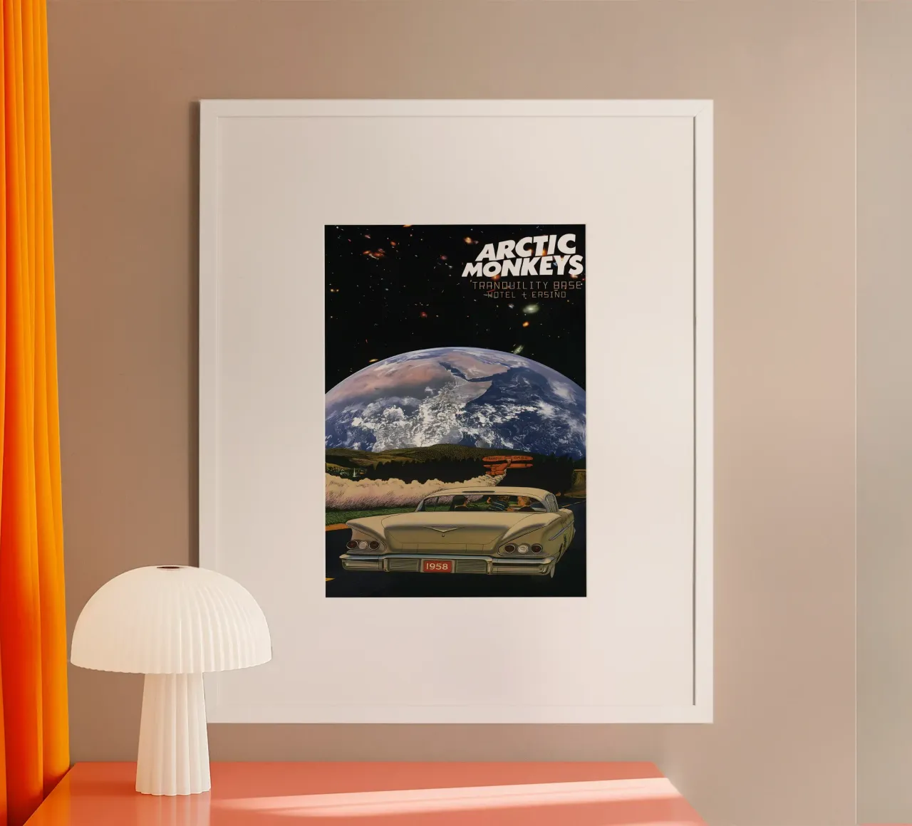 Arctic Monkey Poster for Home Office and Student Room Wall poster con telaio in plastica da DGUnder