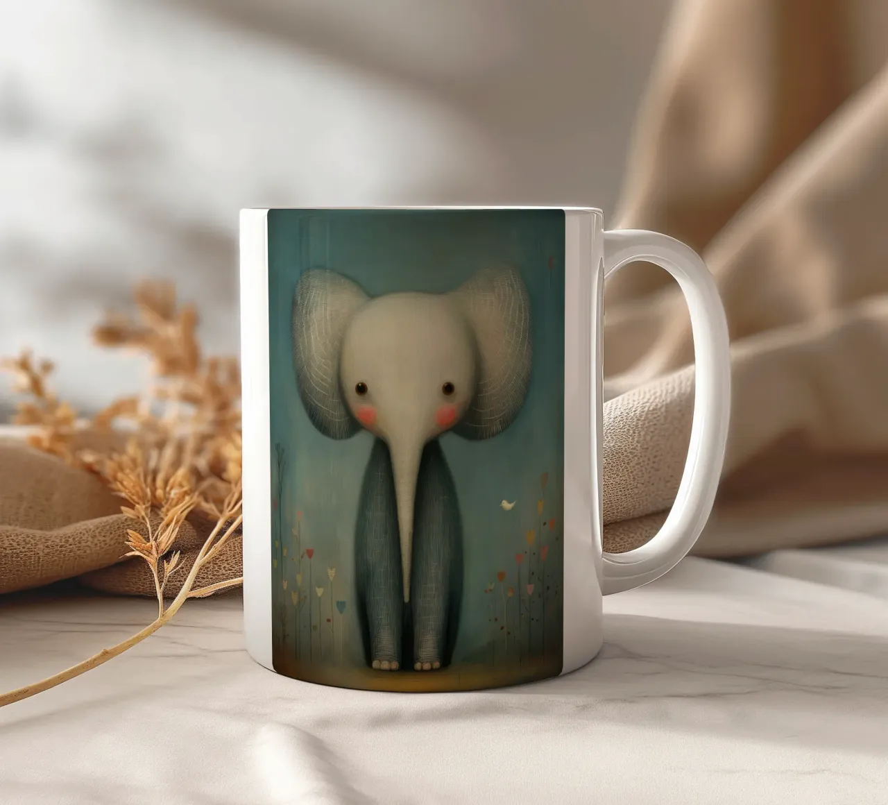 Elefante tazza in ceramica da Pictura