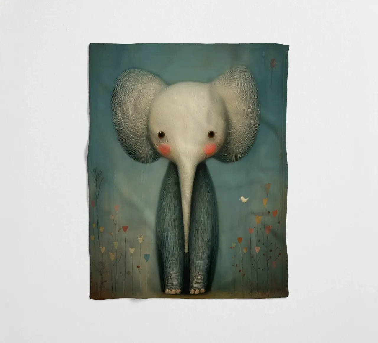 Elefante coperta in pile da Pictura
