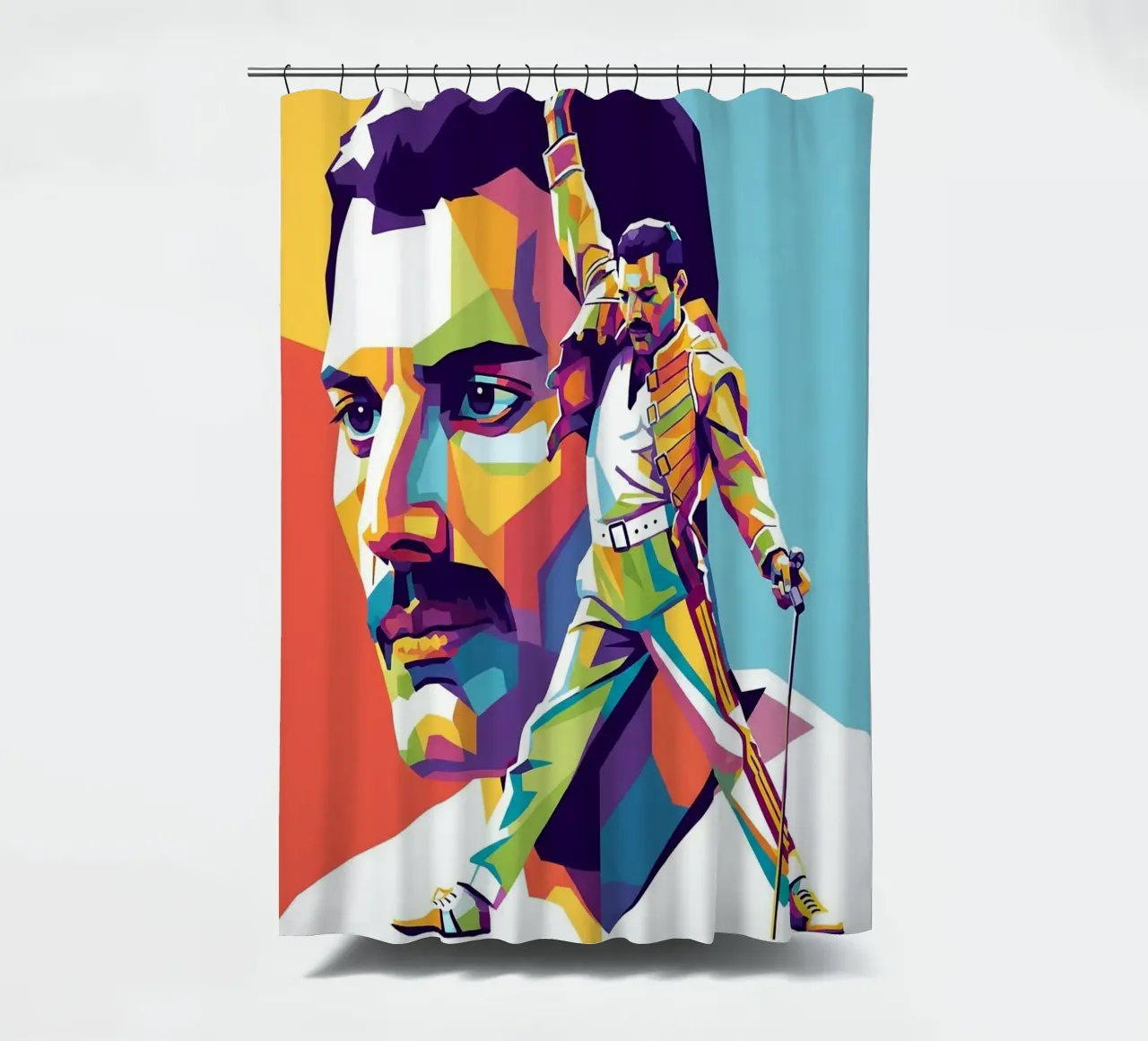 Freddie Mercury iconic style tenda da doccia da Hantamrata