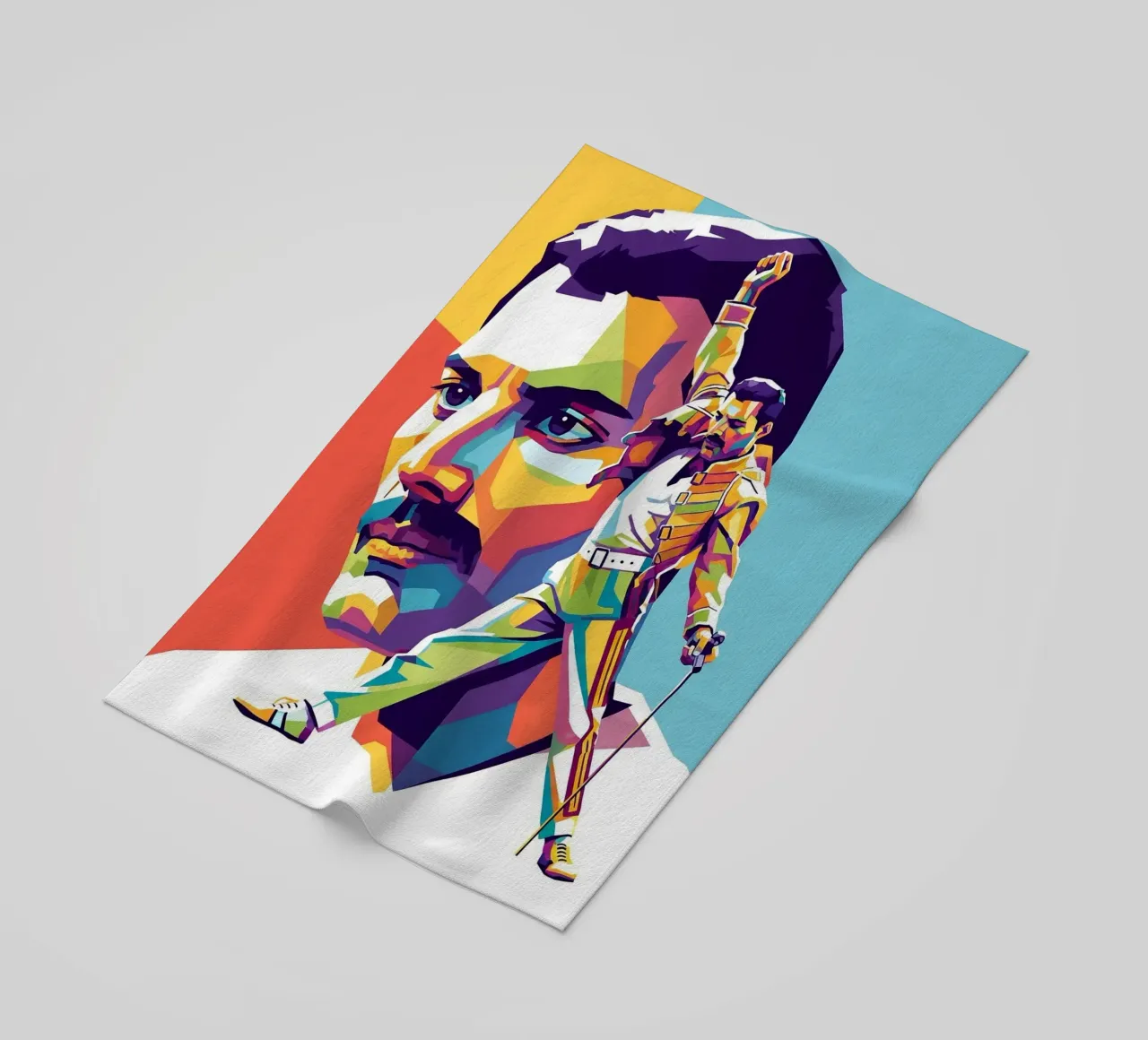 Freddie Mercury iconic style telo mare da Hantamrata