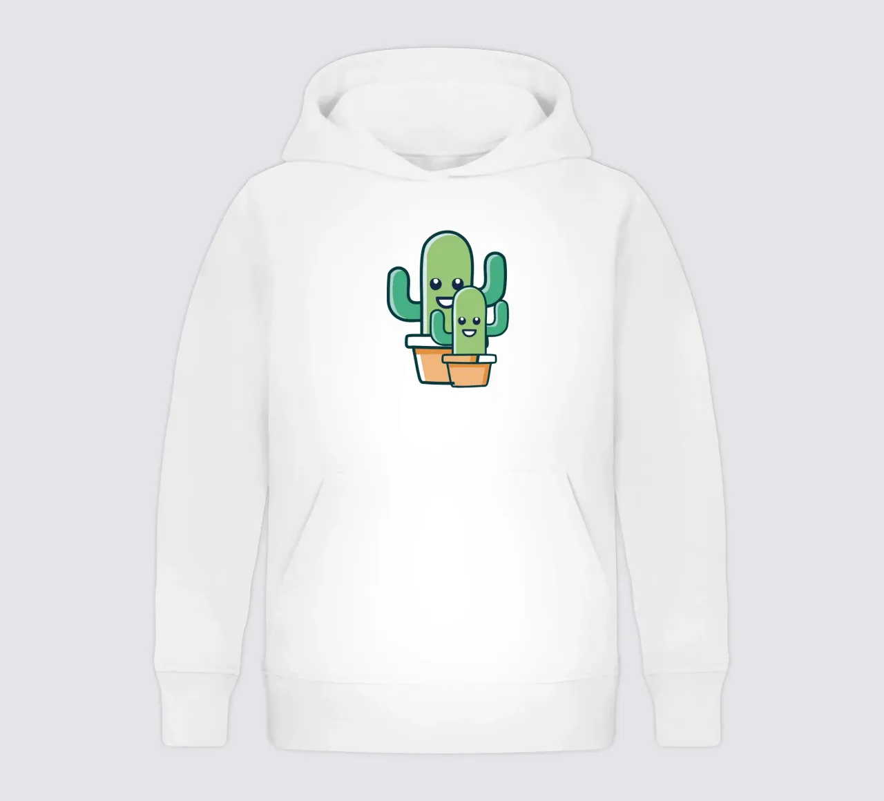 Cactus 3 felpa bambino con cappuccio da Rezh creations