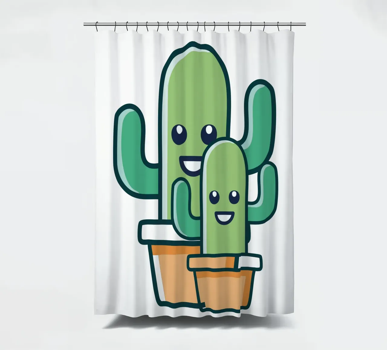 Cactus 3 tenda da doccia da Rezh creations