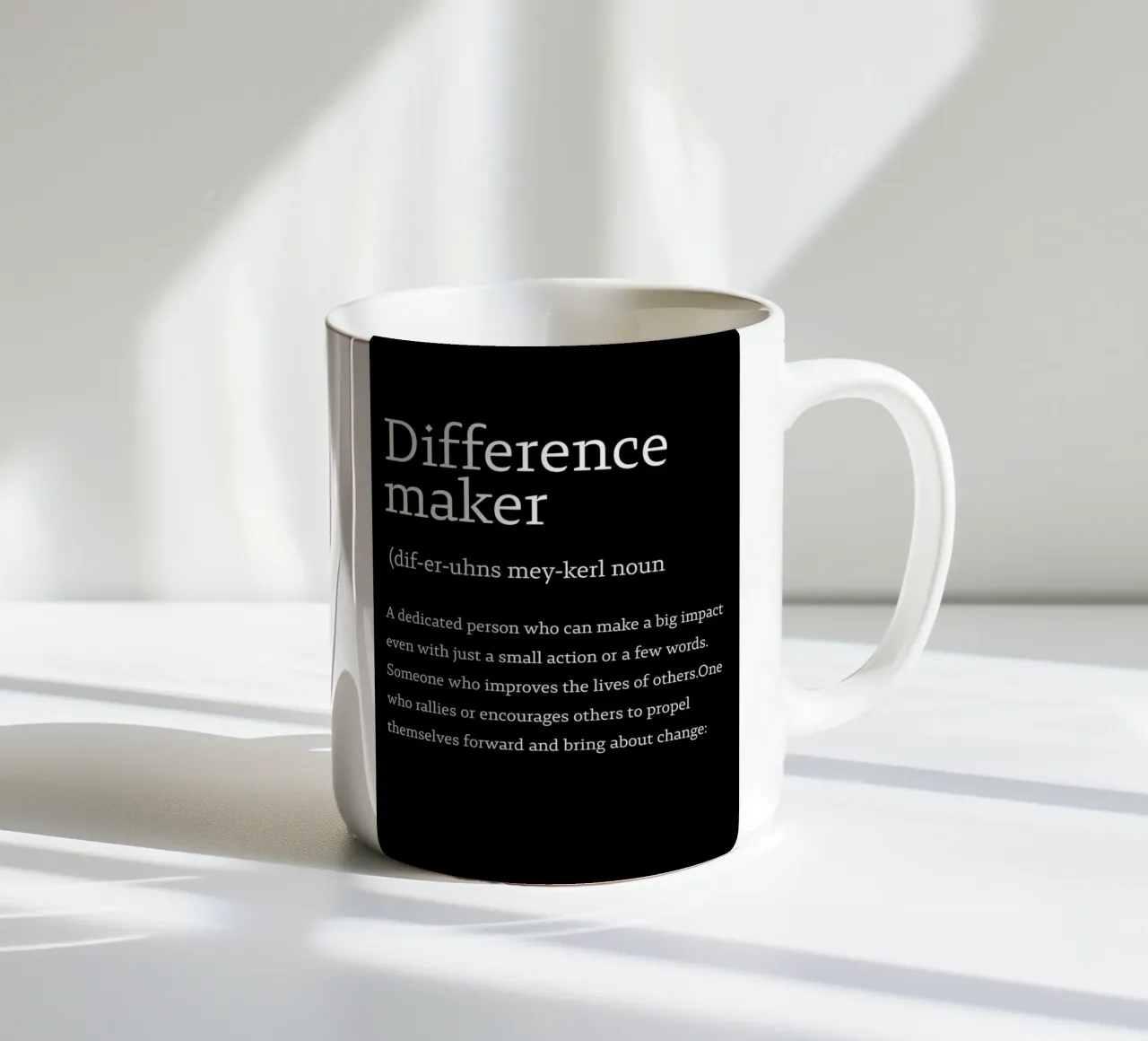 difference maker tazza in ceramica da edsonramosart