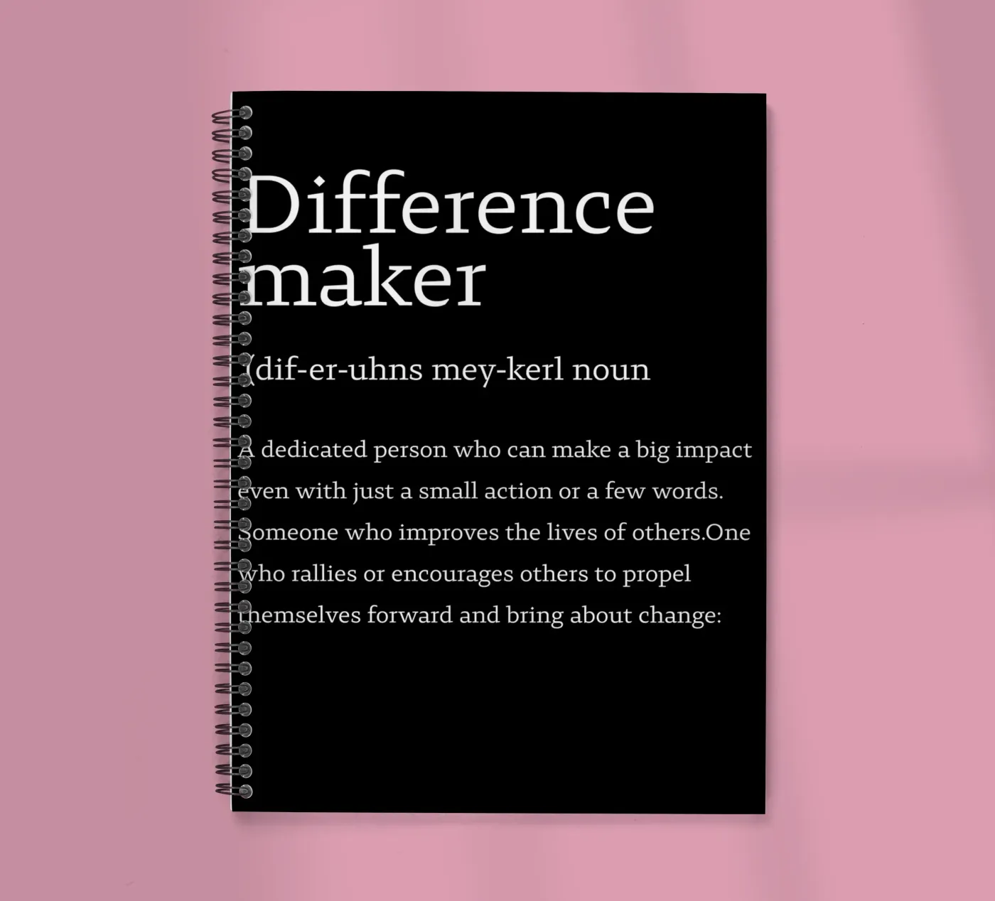 difference maker Ringbuch von edsonramosart