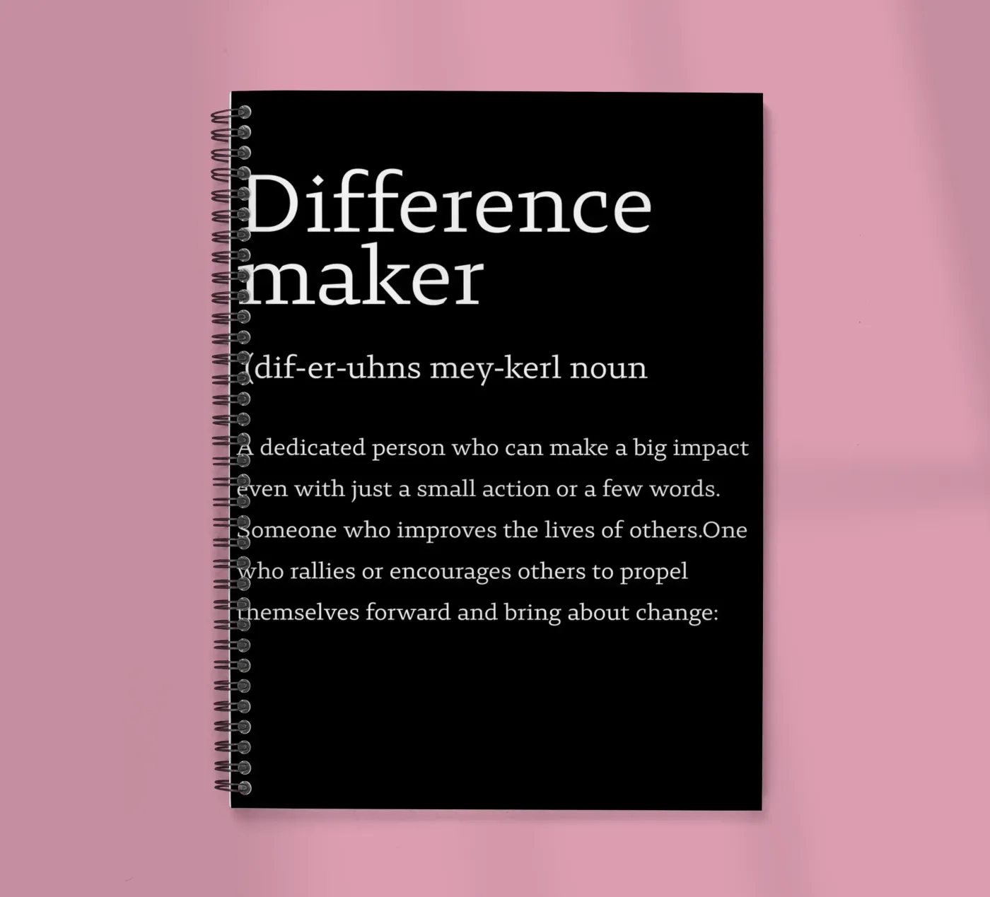 difference maker Ringbuch von edsonramosart