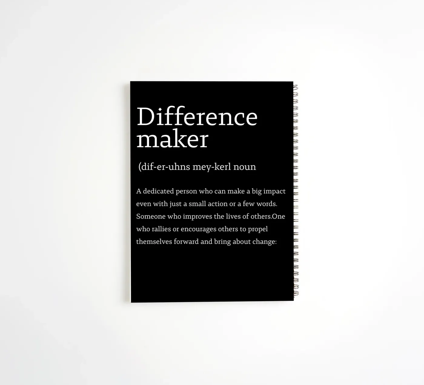 difference maker Ringbuch von edsonramosart