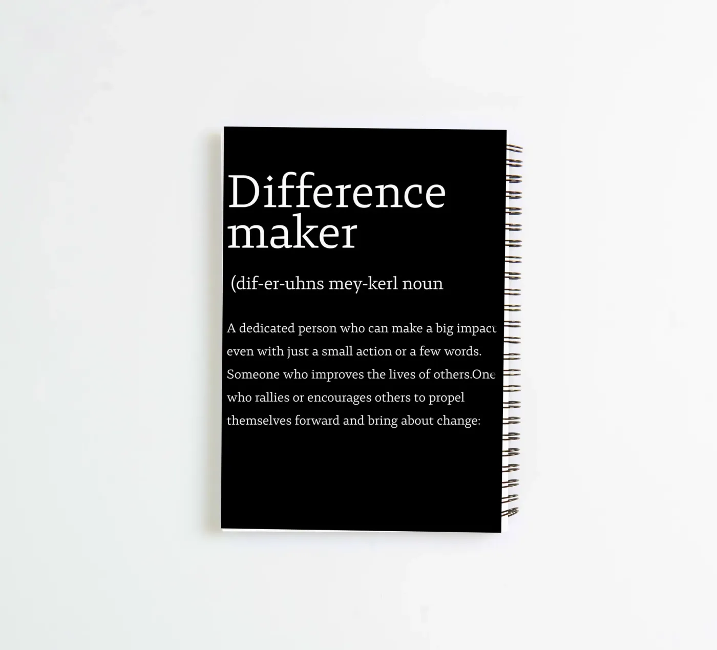 difference maker Ringbuch von edsonramosart