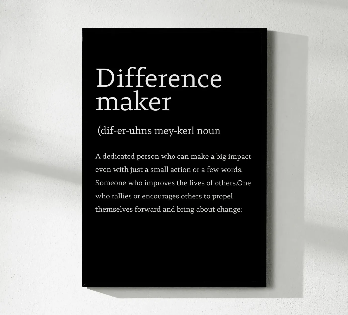 difference maker poster da edsonramosart