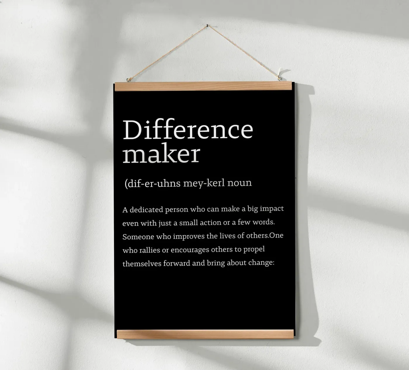 difference maker poster da edsonramosart