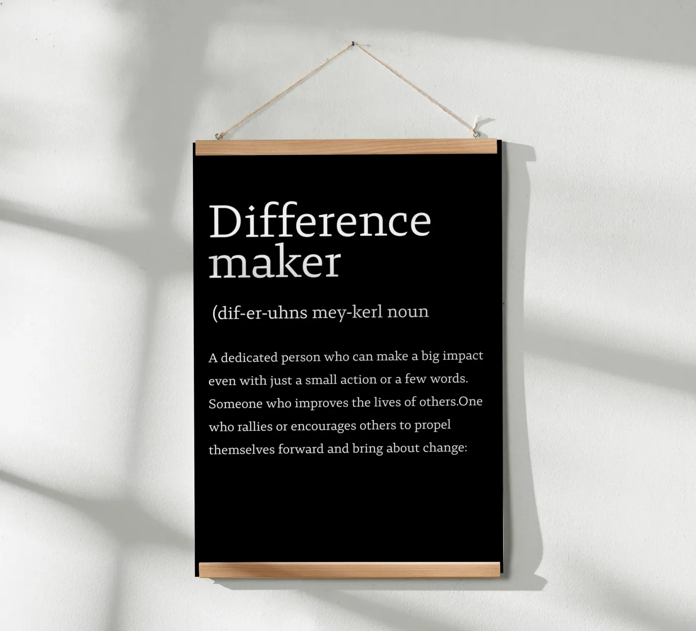 difference maker poster by edsonramosart