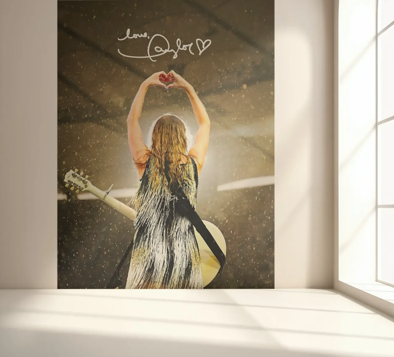 Taylor Swift Love fotobehang van Musadad Shop