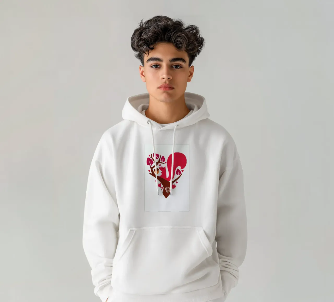 Nuts About You felpa con cappuccio da DinoMike