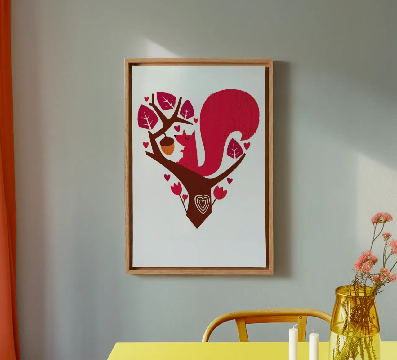 Nuts About You tela con Cornice a cassetta da DinoMike