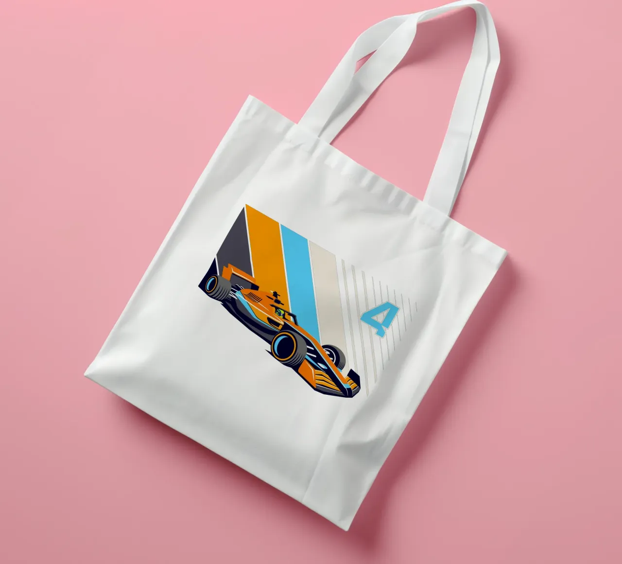 Formula Race Car 4 tote bag by Mariel Toigo