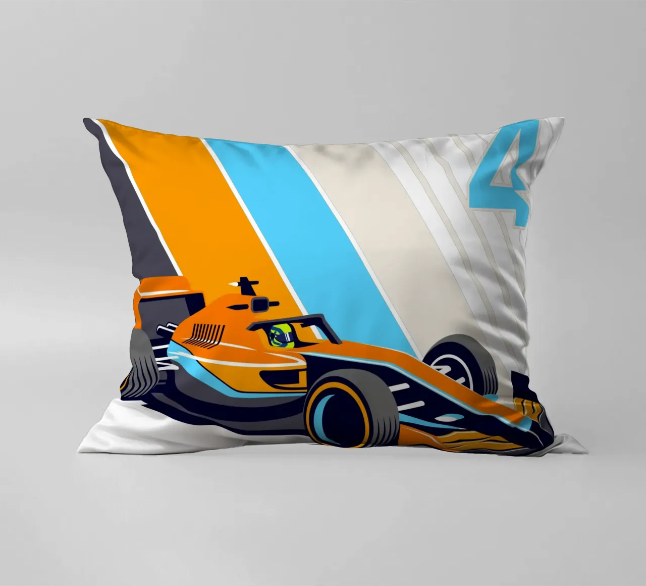 Formula Race Car 4 cuscino da Mariel Toigo
