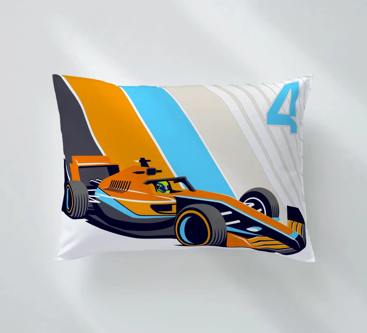 Formula Race Car 4 cuscino da Mariel Toigo