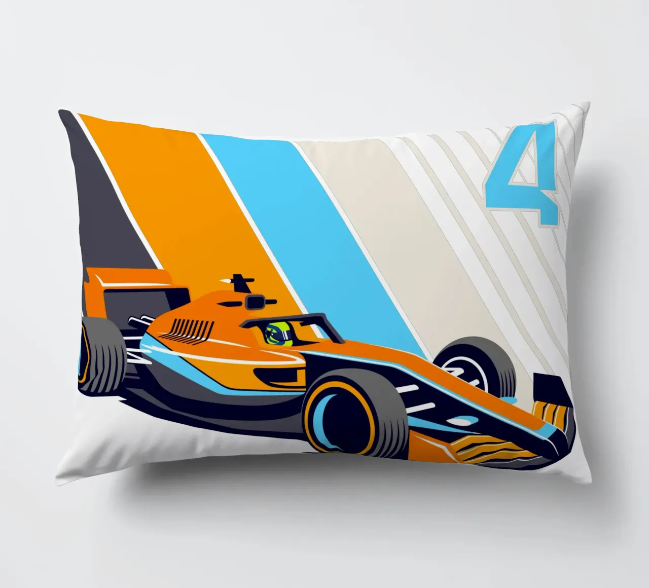 Formula Race Car 4 cuscino da Mariel Toigo