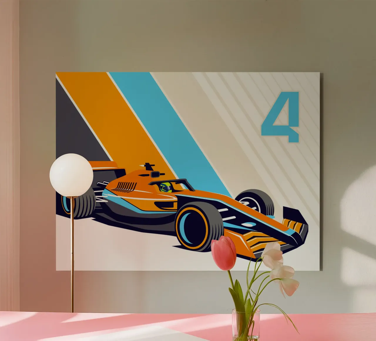 Formula Race Car 4 alluminio dibond da Mariel Toigo