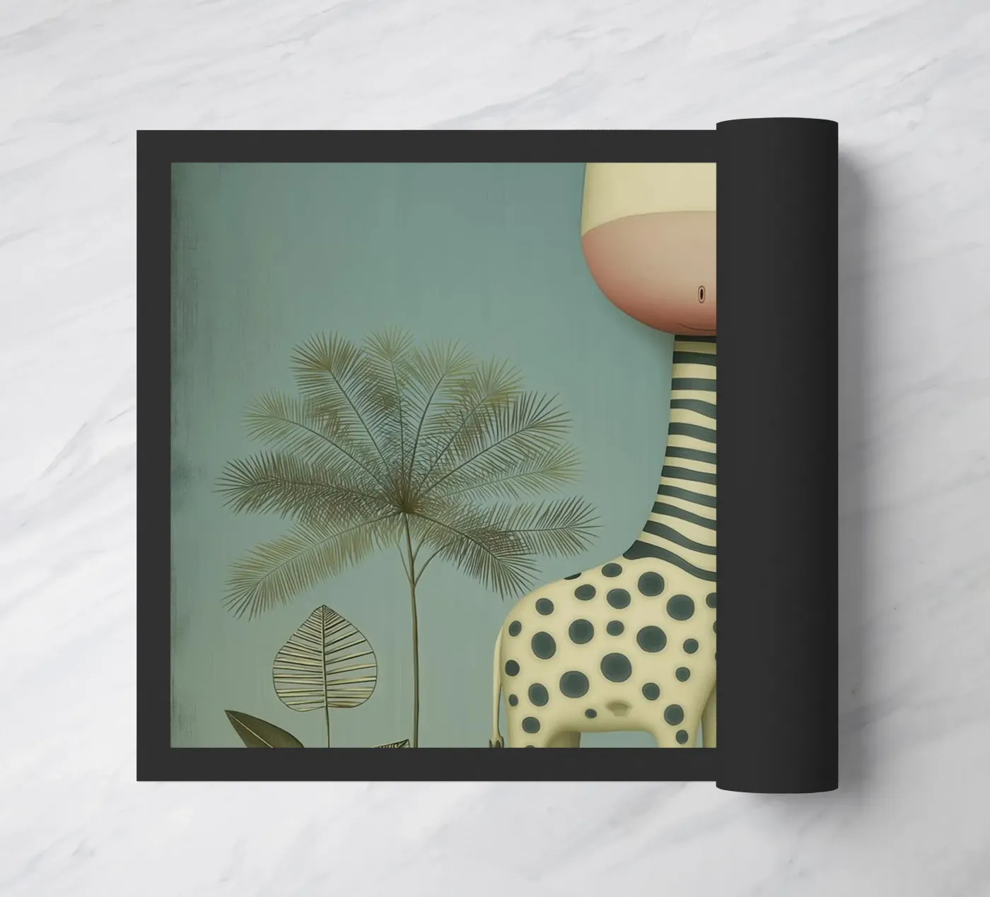 Giraffe deurmat van Pictura