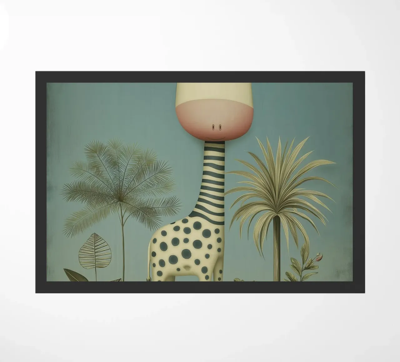 Giraffe doormat by Pictura