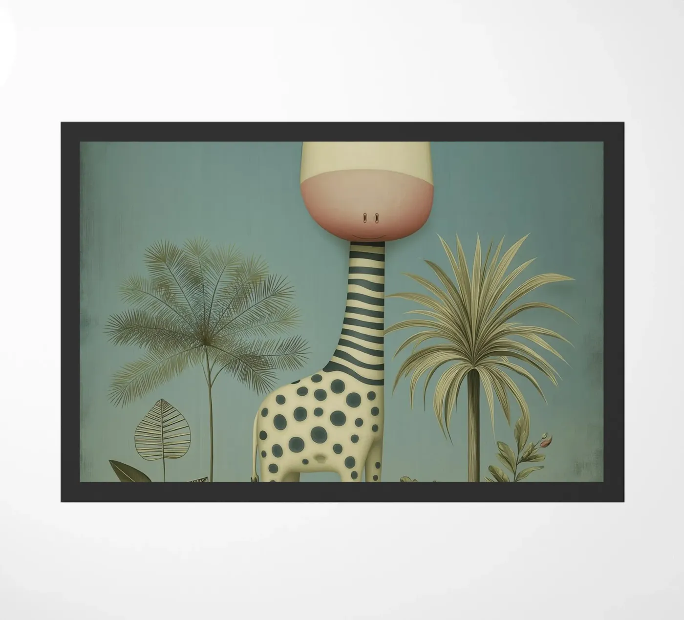 Giraffe deurmat van Pictura