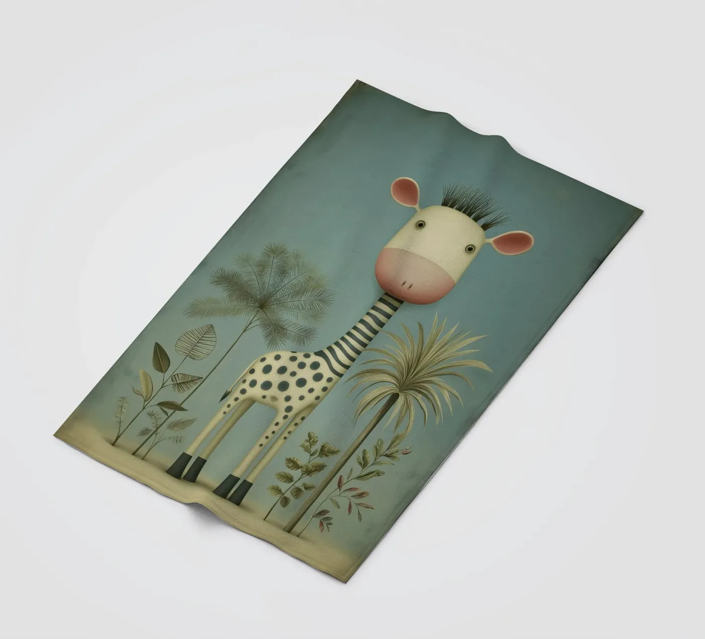 Giraffe fleecedeken van Pictura