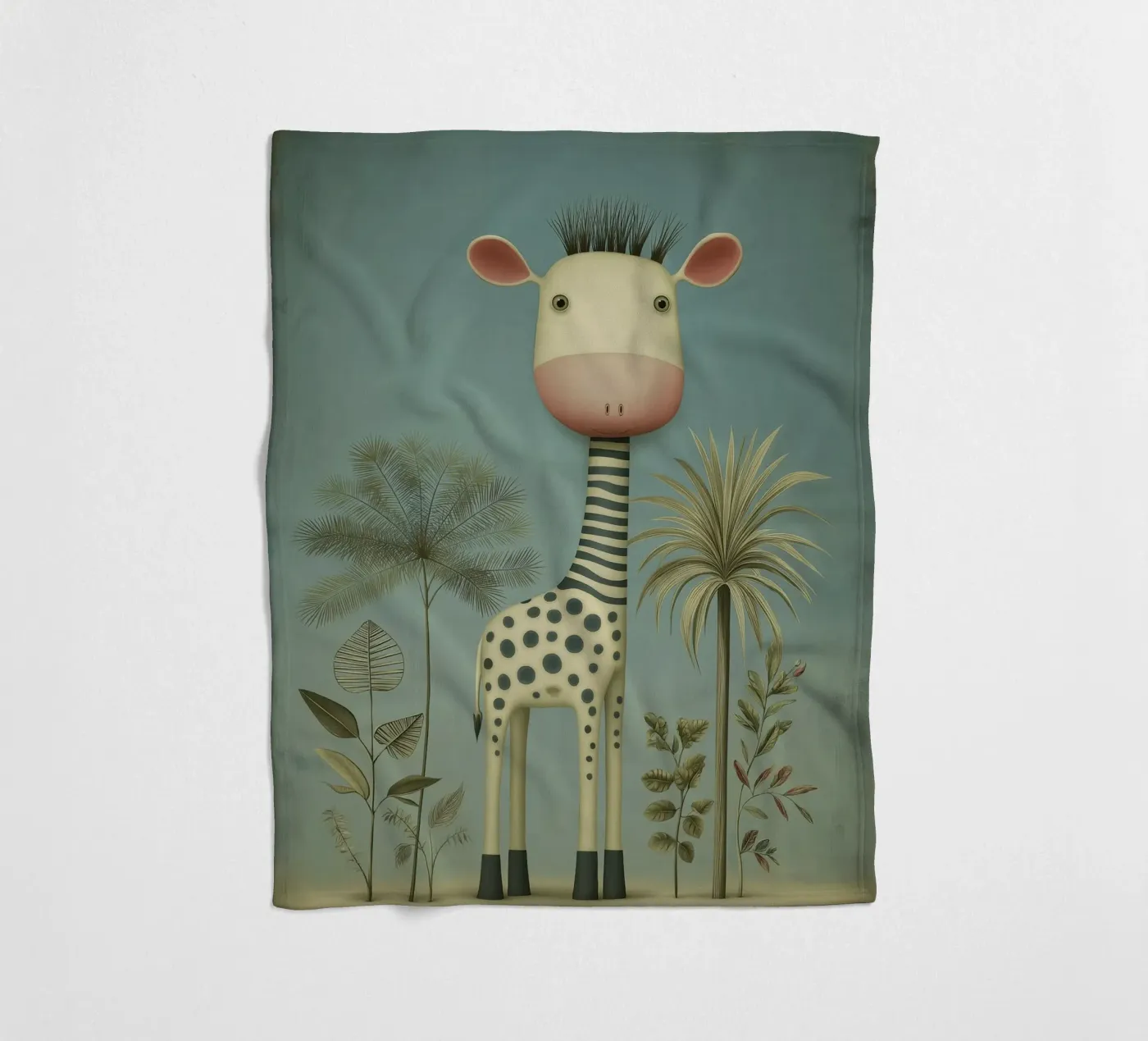 Giraffe fleecedeken van Pictura