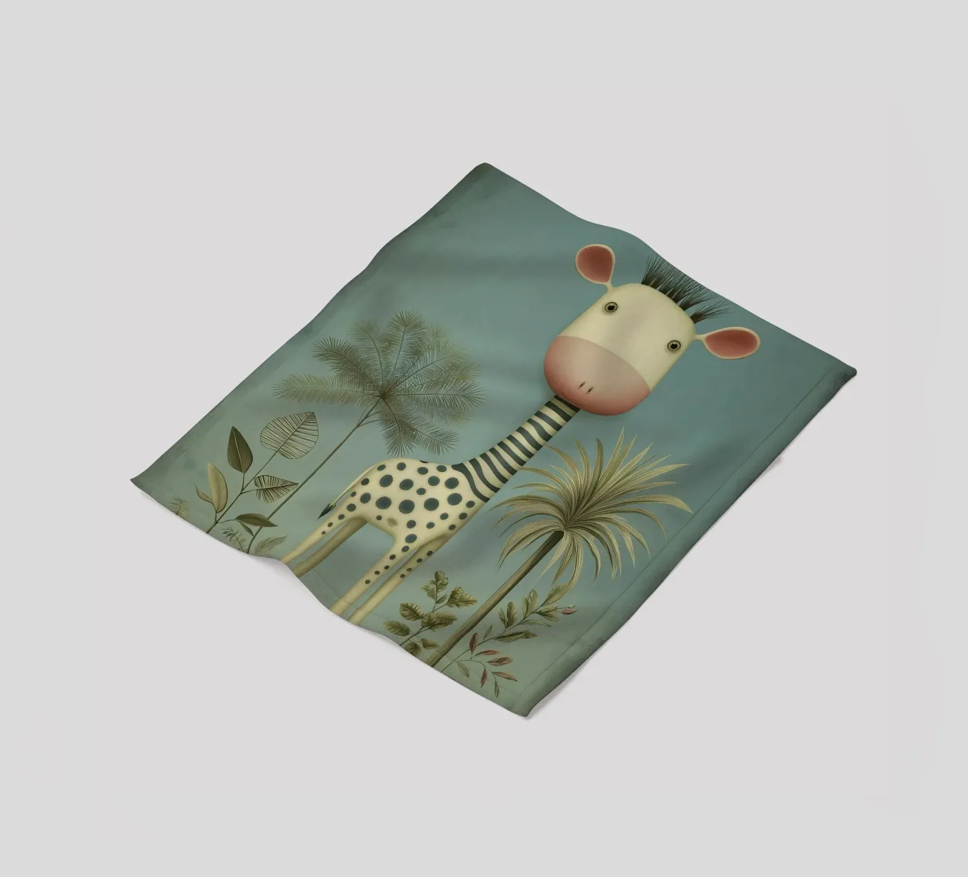 Giraffe fleecedeken van Pictura