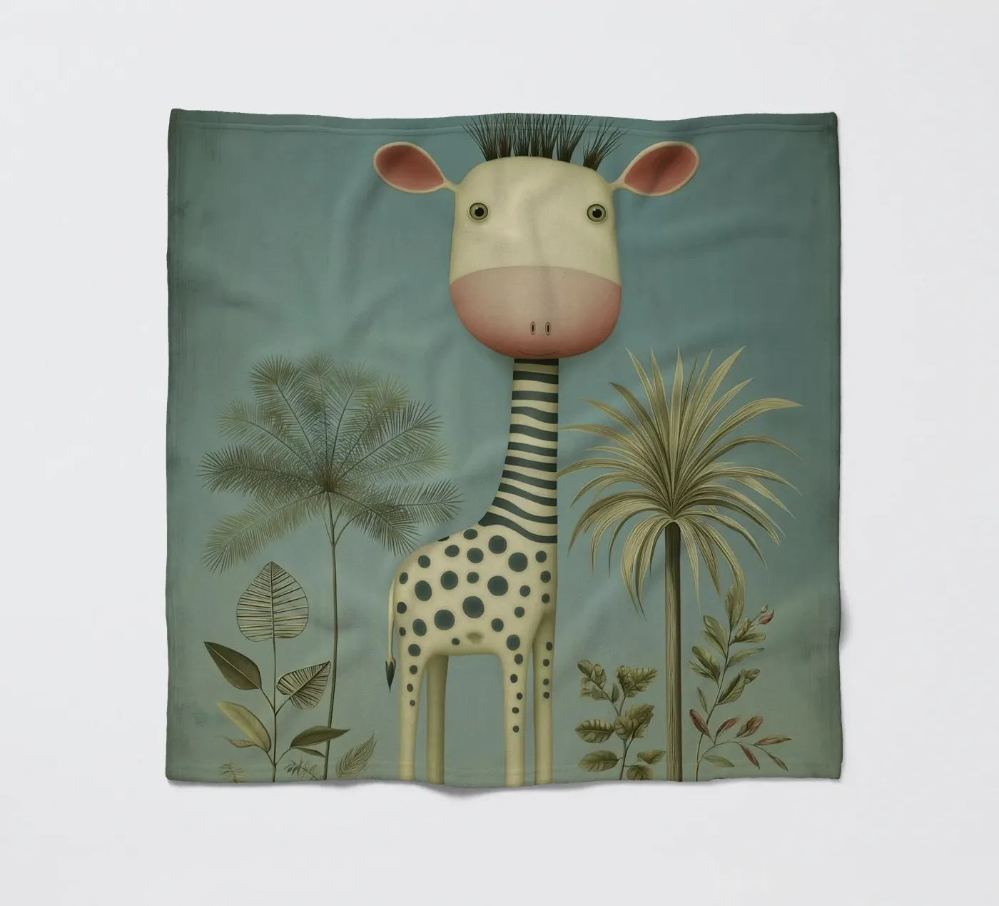 Giraffe fleecedeken van Pictura