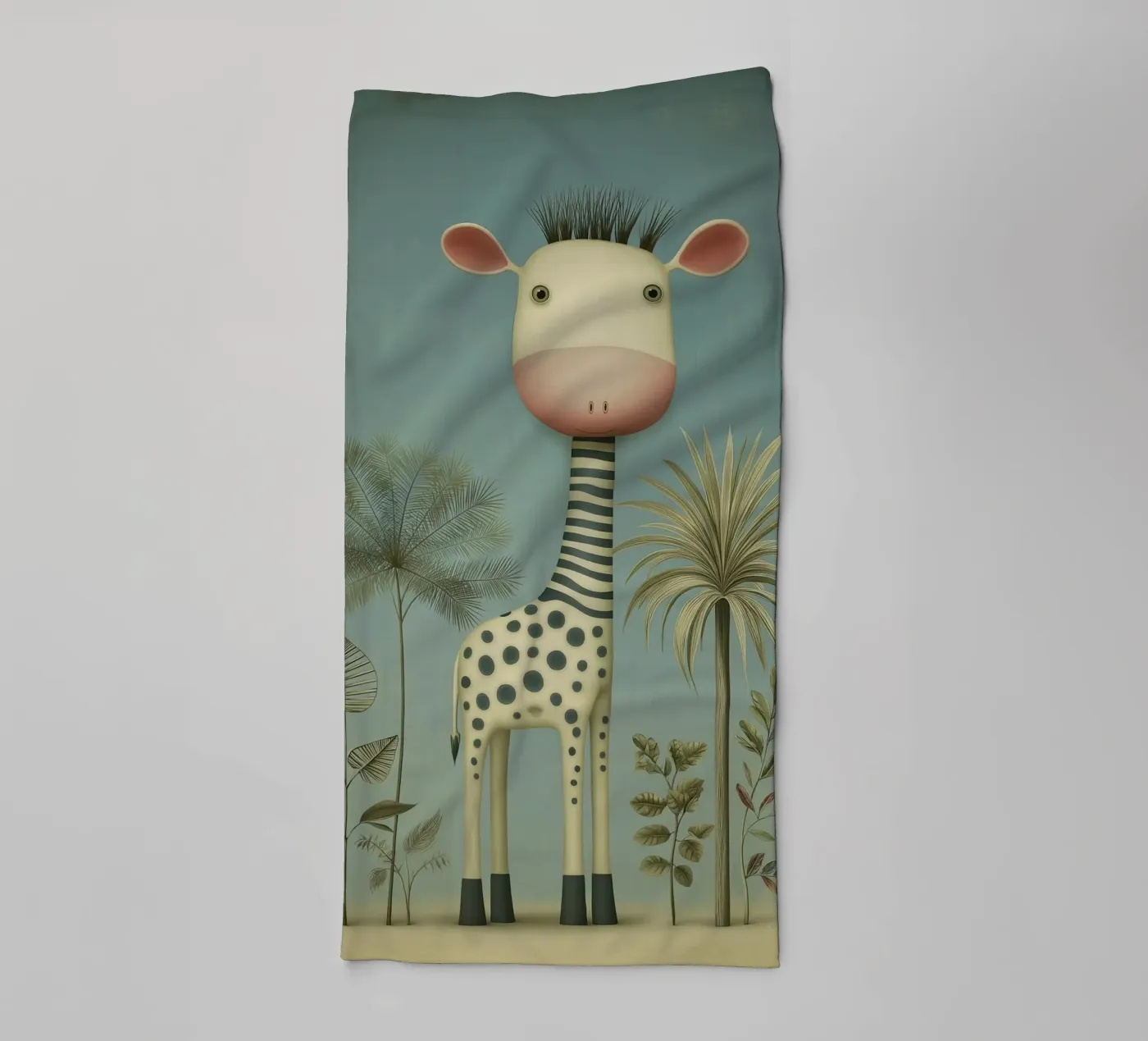 Giraffe badhanddoek van Pictura