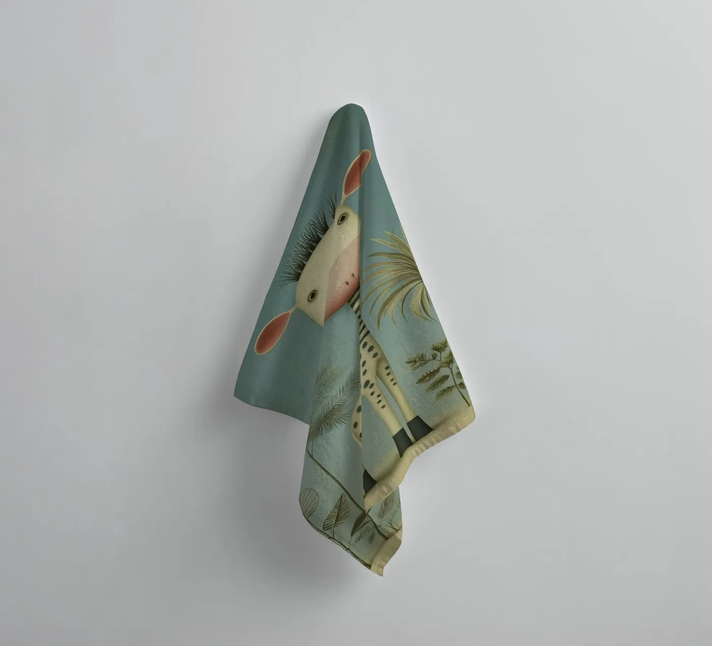 Giraffe badhanddoek van Pictura