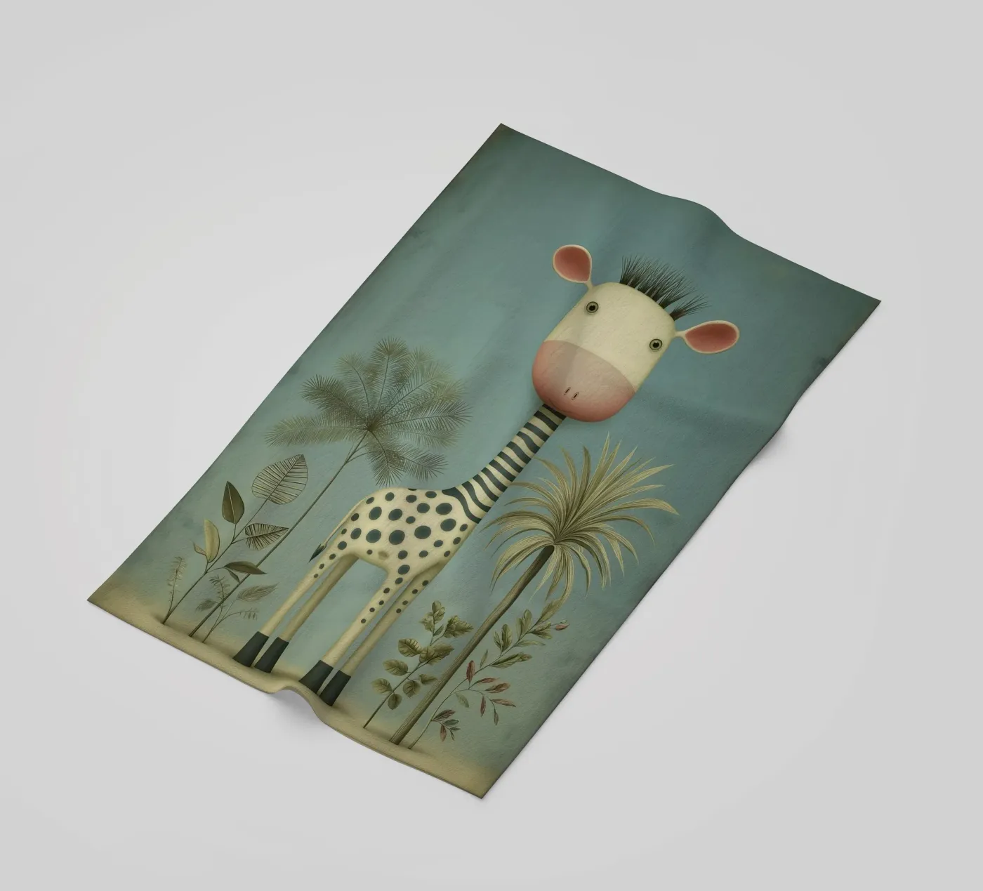 Girafe serviette de plage de Pictura