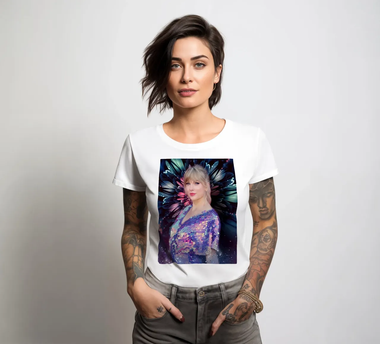 Taylor Swift t-shirt da donna da Musadad Shop