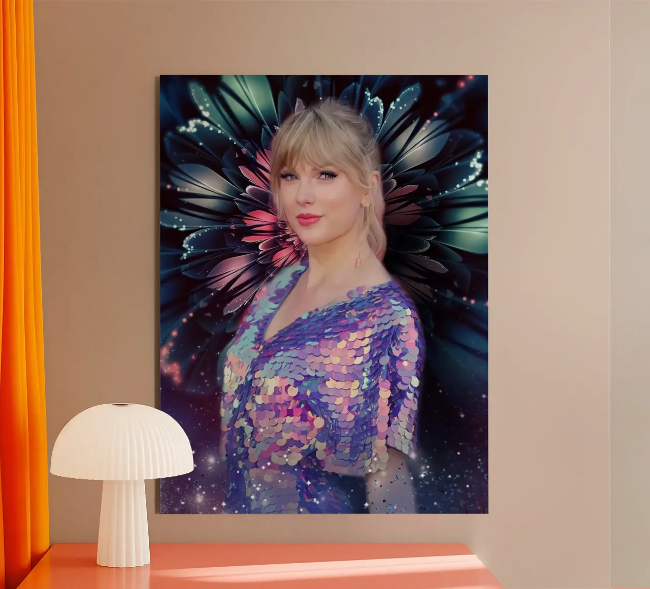 Taylor Swift alluminio dibond da Musdadad Shop