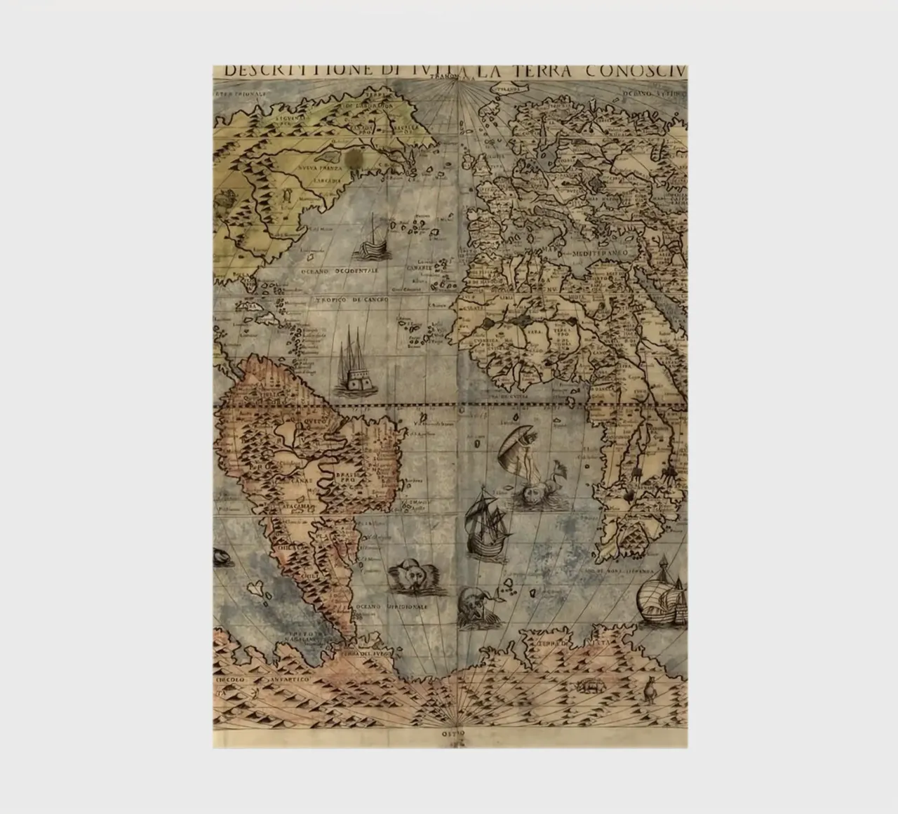 world map notebook by Laura Harris