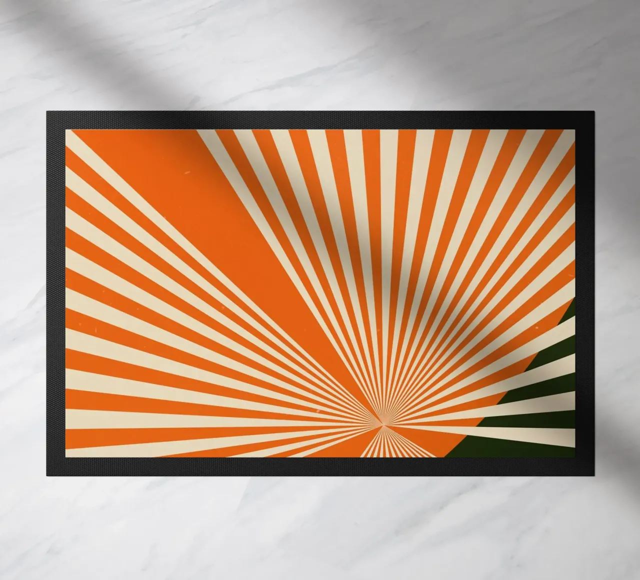 Sun beam doormat by Metron